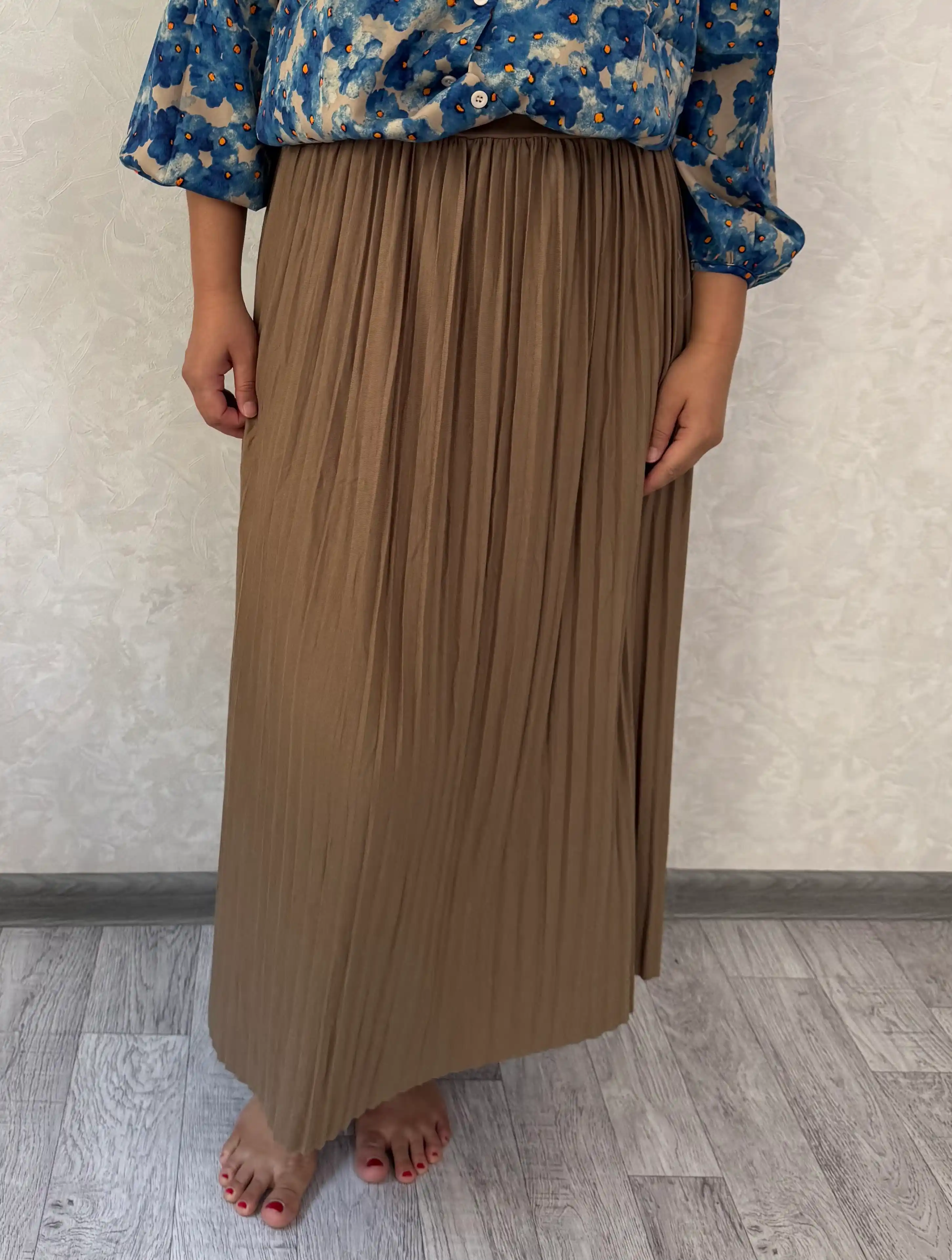 Yubka ayollar uchun uzun trikotaj UNCHA STORE