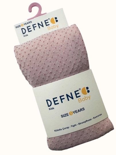 Детские колготки Defne Bebe для  осенние, средней плотности, однотонные — MITESO-DETKOLG-БАГРОВ-5 лет