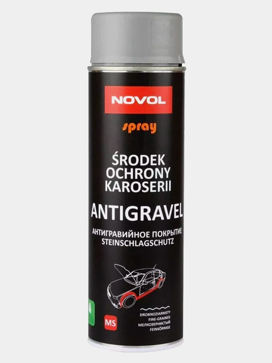 NOVOL SPRAY Antigravel MS antigravel qoplamali aerozol, 500 ml, kulrang