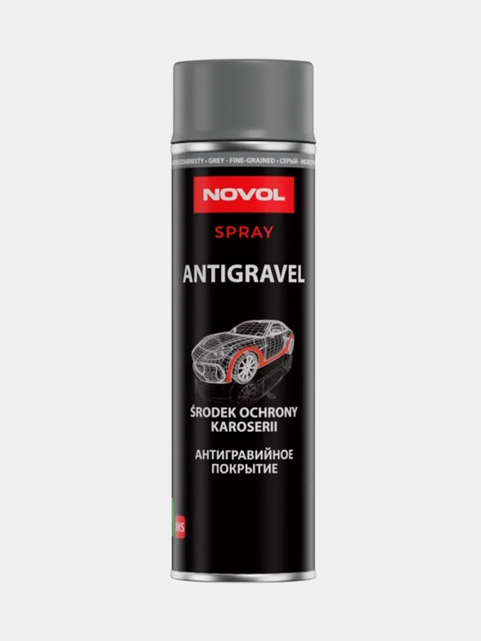 NOVOL SPRAY Antigravel MS antigravel qoplamali aerozol, 500 ml, kulrang