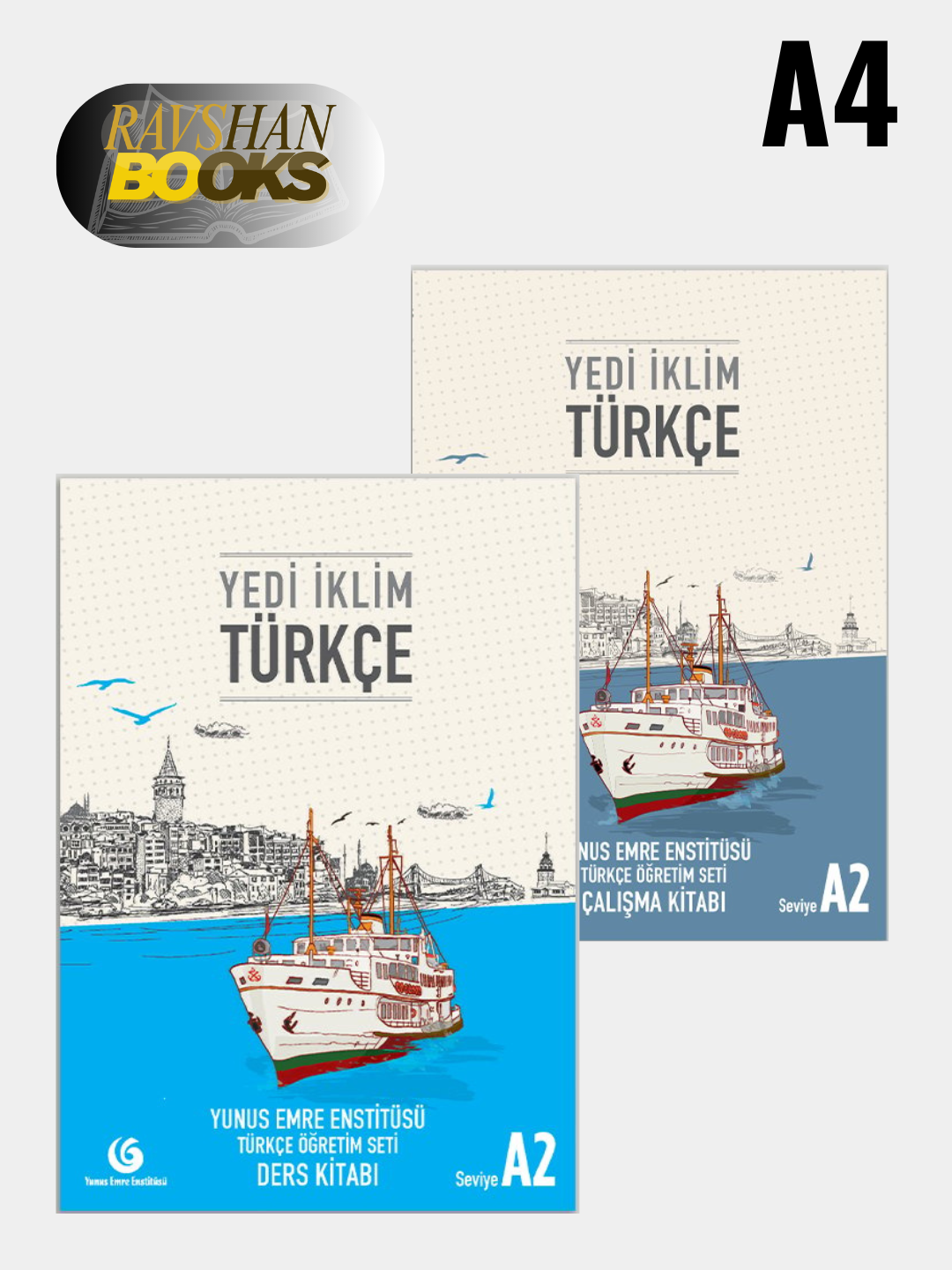 Yedi Iklim Turkce. A1, A2, B1, B2, C1. Учебник и рабочие тетради по турецкому языку, A4