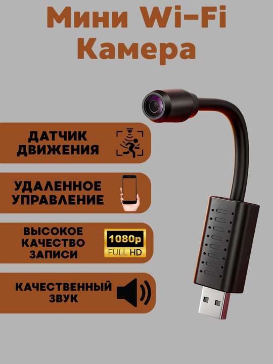 Мини WiFi Камеры для дома и для собственной безопасности - 