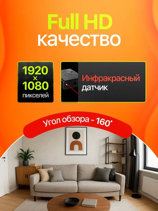 Мини WiFi Камеры для дома и для собственной безопасности