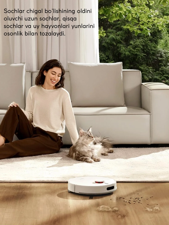 Робот-пылесос Xiaomi Robot Vacuum H40,мощность 10000Pa,пылесборник 4л,навигация LDS