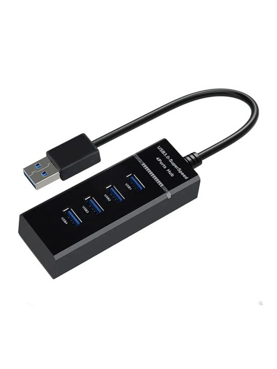 USB Hub 4 ta portli USB 3.0 razvetvitel – 5 Gbit/s tezlik, kompyuter uchun