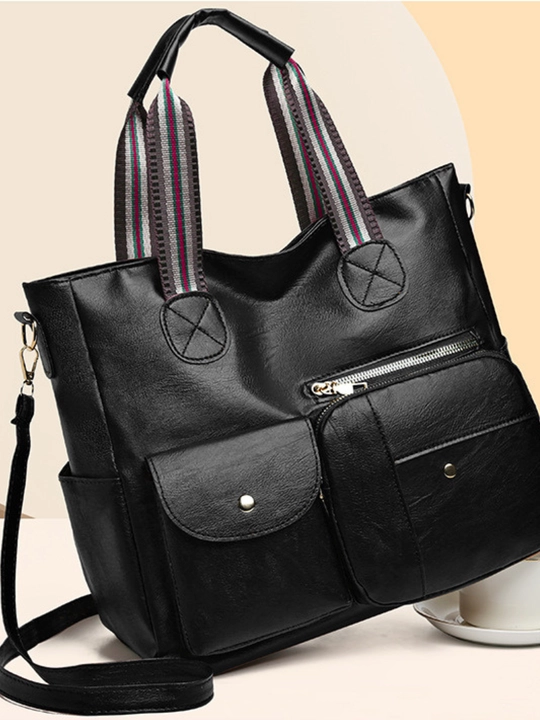 Ayollar sumkasi AURA, tout, shopper A4, krossbodi, yelkadan osiladigan sumka, ekocharm