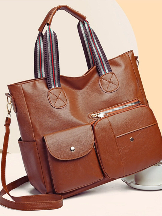Ayollar sumkasi AURA, tout, shopper A4, krossbodi, yelkadan osiladigan sumka, ekocharm
