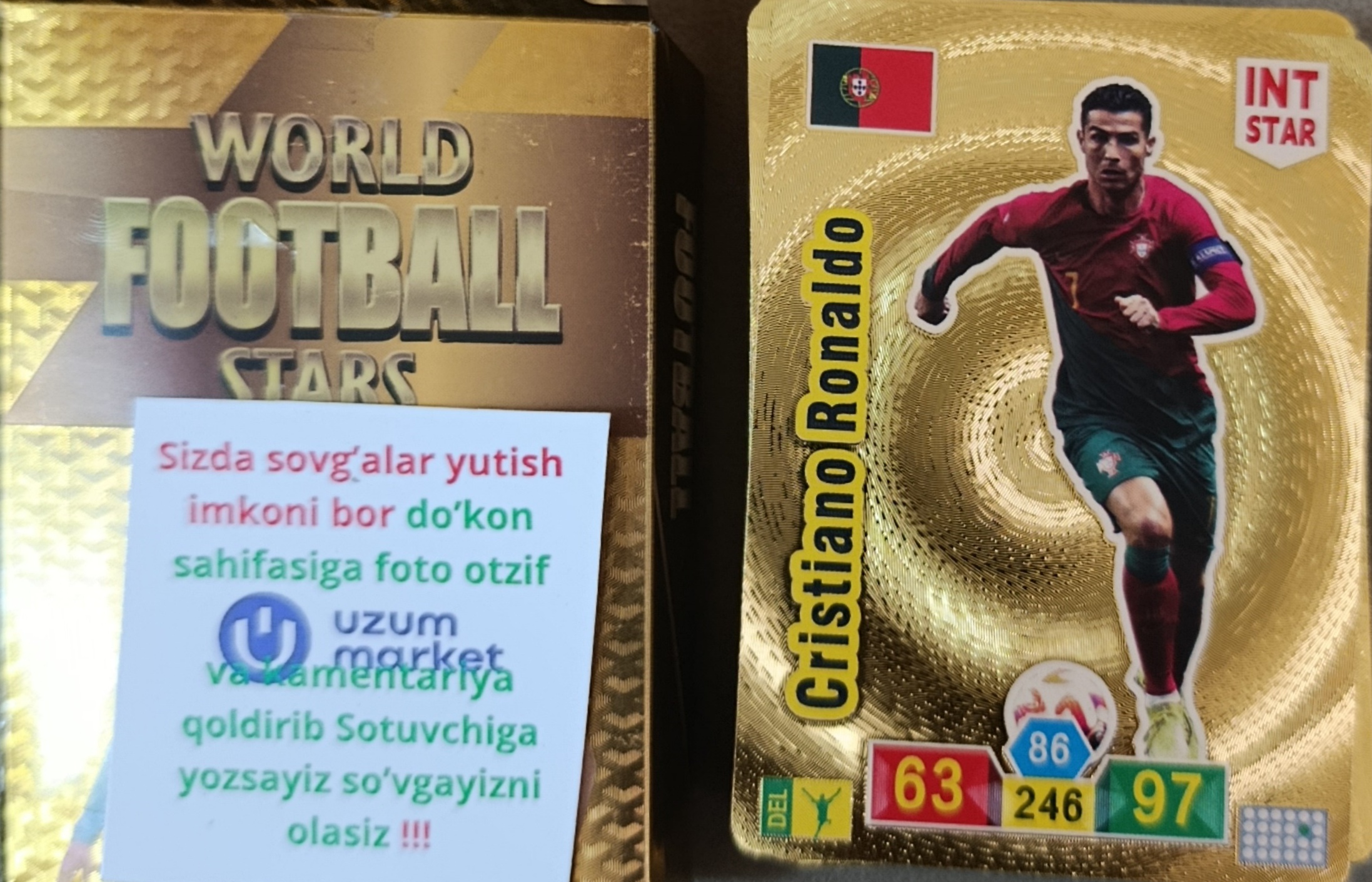 FIFA futbolchi kartochkalari, Pokémon, Dollar 55 dona
