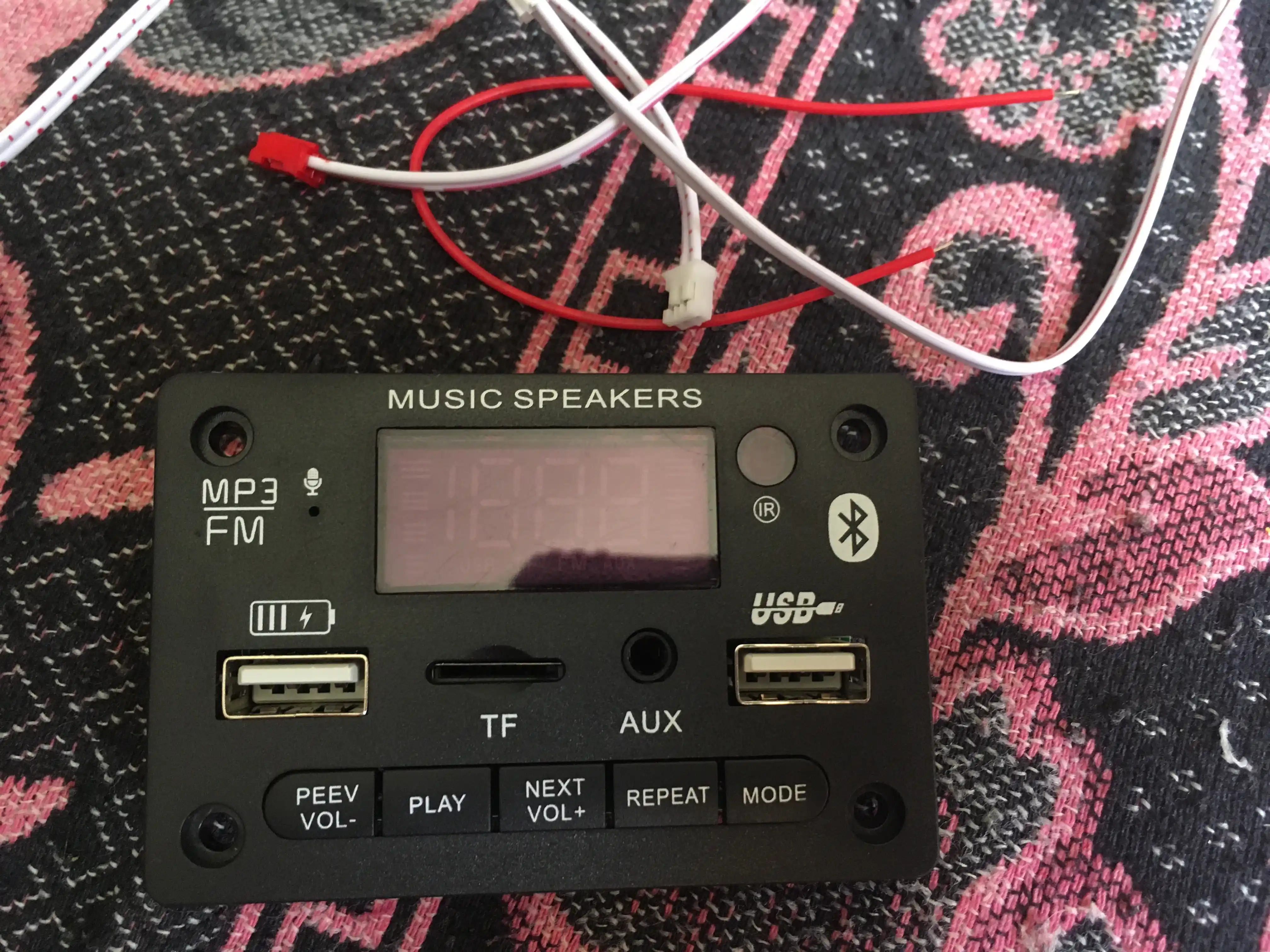 Bluetooth MP3 декодер с усилителем 80 Вт, 2×40 Вт, FM, AUX, USB, пульт, MP3 модуль