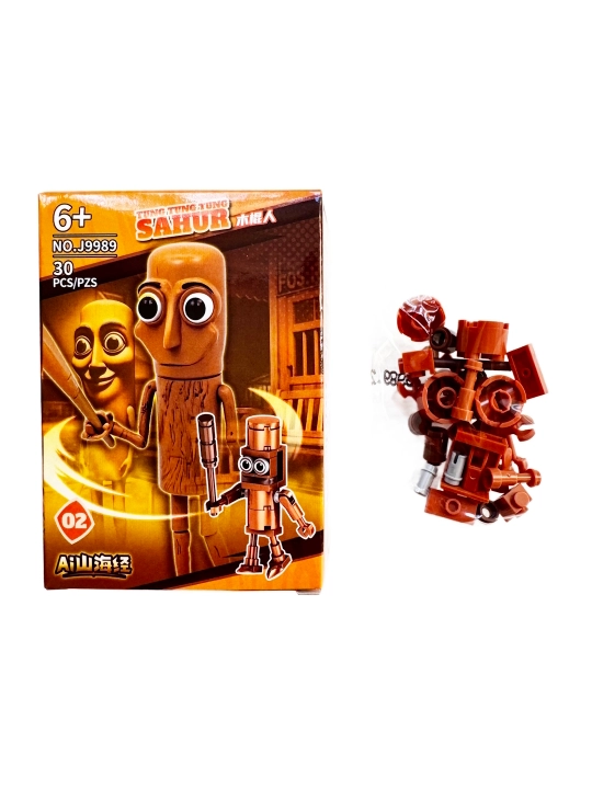 Мини lego в стиле Italian Brainrot, Итальянские мемы, Ballerina Cappuccina и Tralalero