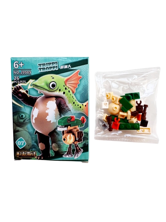Мини lego в стиле Italian Brainrot, Итальянские мемы, Ballerina Cappuccina и Tralalero