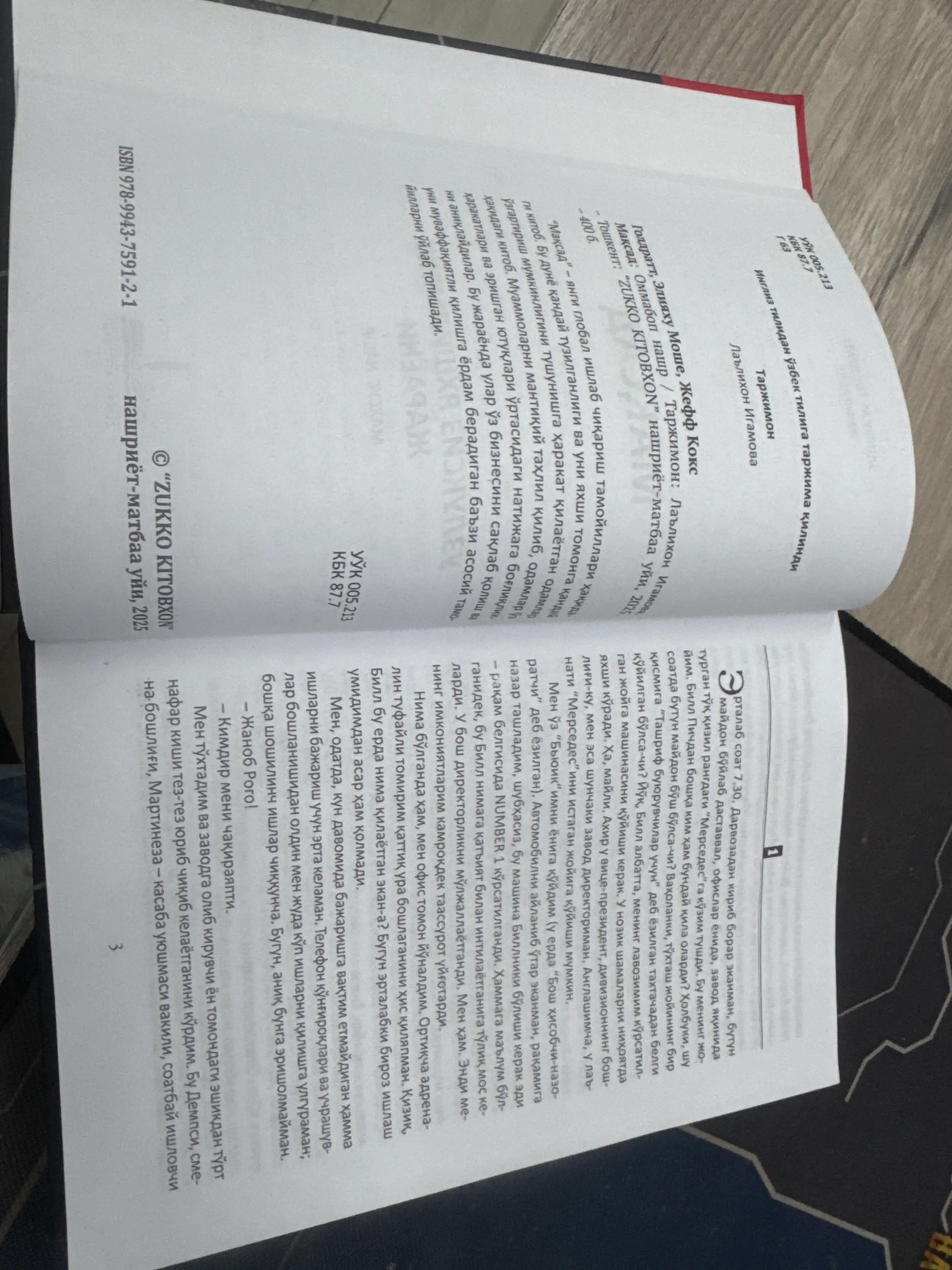 Maqsad, Eliyahu M. Goldratt va Jeff Koks, uzluksiz rivojlanish sari strategik yo‘l