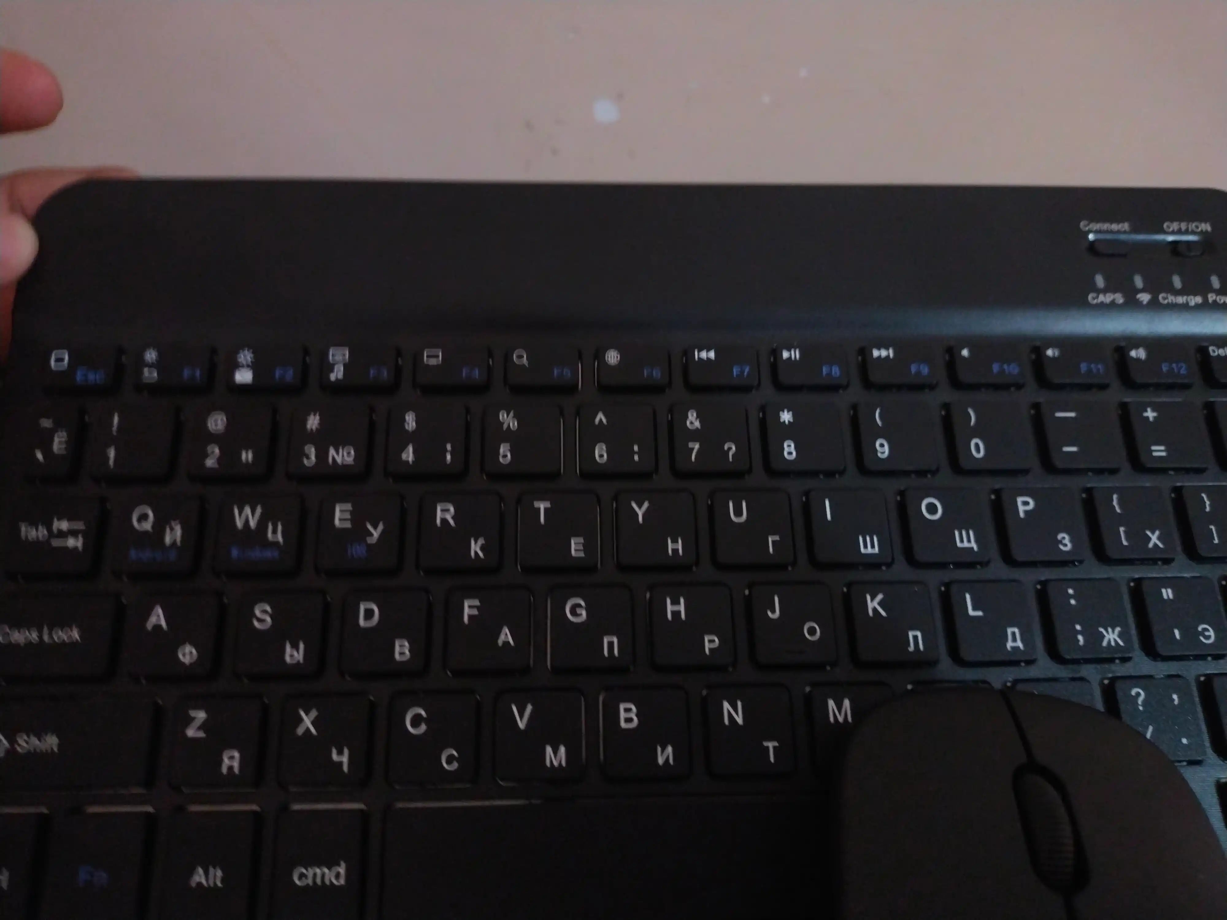 Ультратонкий беспроводной комплект Bluetooth-клавиатуры и мыши Keyboard