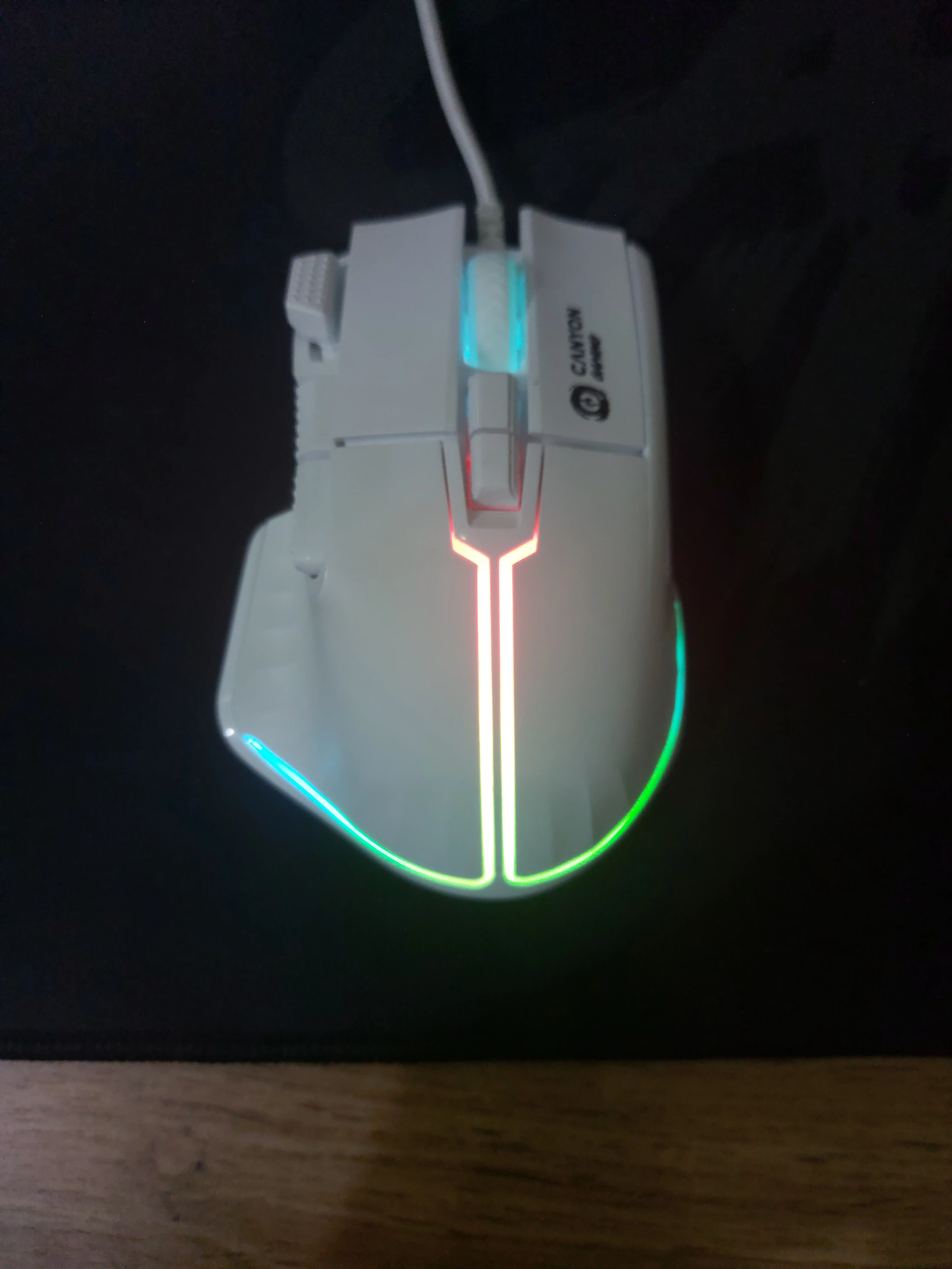 Gaming sichqoncha simli CANYON Fortnax GM-636, RGB yoritgich bilan