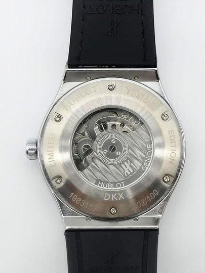 Мужские наручные часы HUBLOT, автоматические, механические, в подарочной коробке — STATUSS-HUBLOT-БЕЛЫЙ
