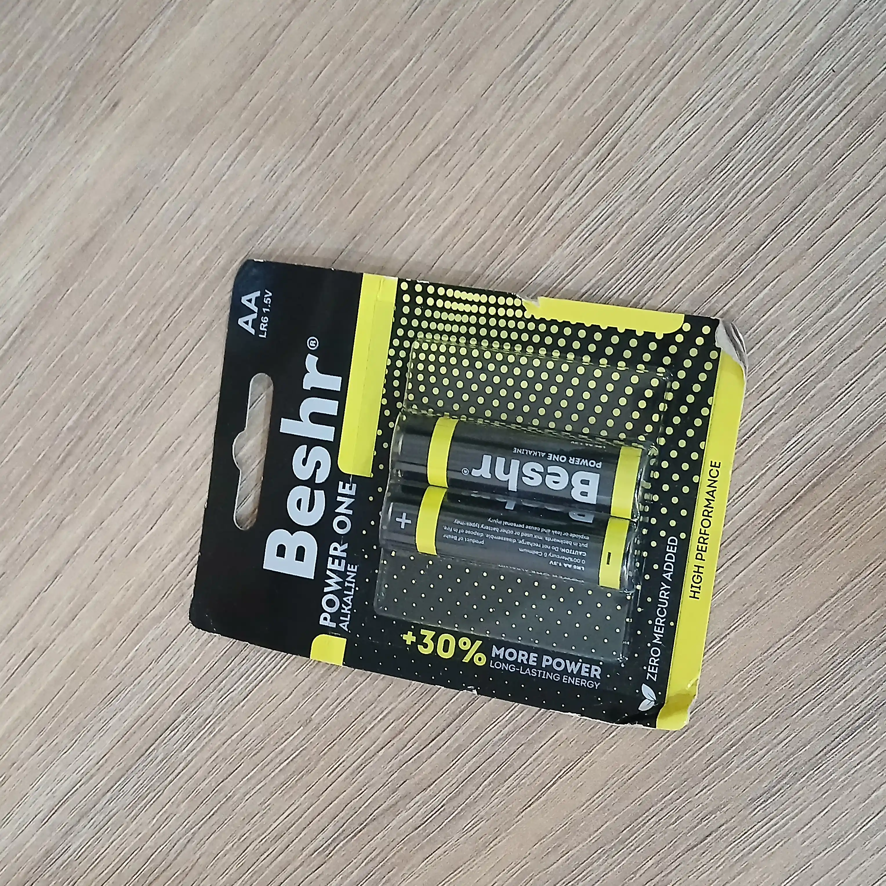 Beshr barmoq/kichkina barmoq batareyalari, AA/AAA, 2/4 donadan, simobsiz, pult uchun batareya