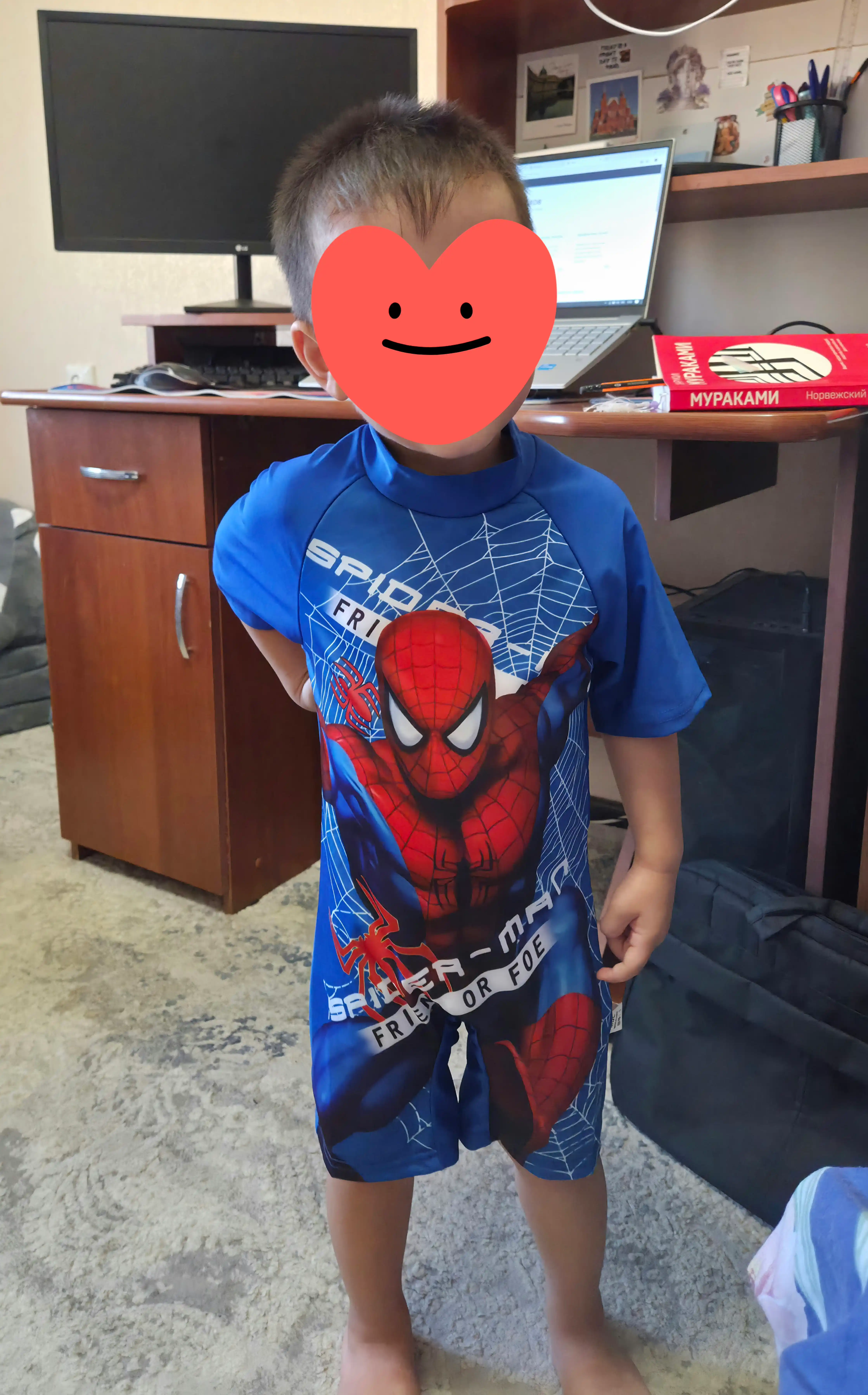 Oʻgʻil bola choʻmilish kiyimi, kombinezon, Oʻrgimchak odam, Supermen, Batman, plavka suvga