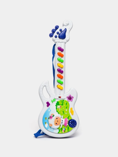Игрушечная гитара для детей — BMSELER-GITAR-СИНИЙ