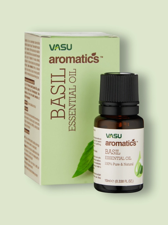Vasu Bazilik efir moyi 10 ml, aromaterapiya, massaj va parvarish uchun