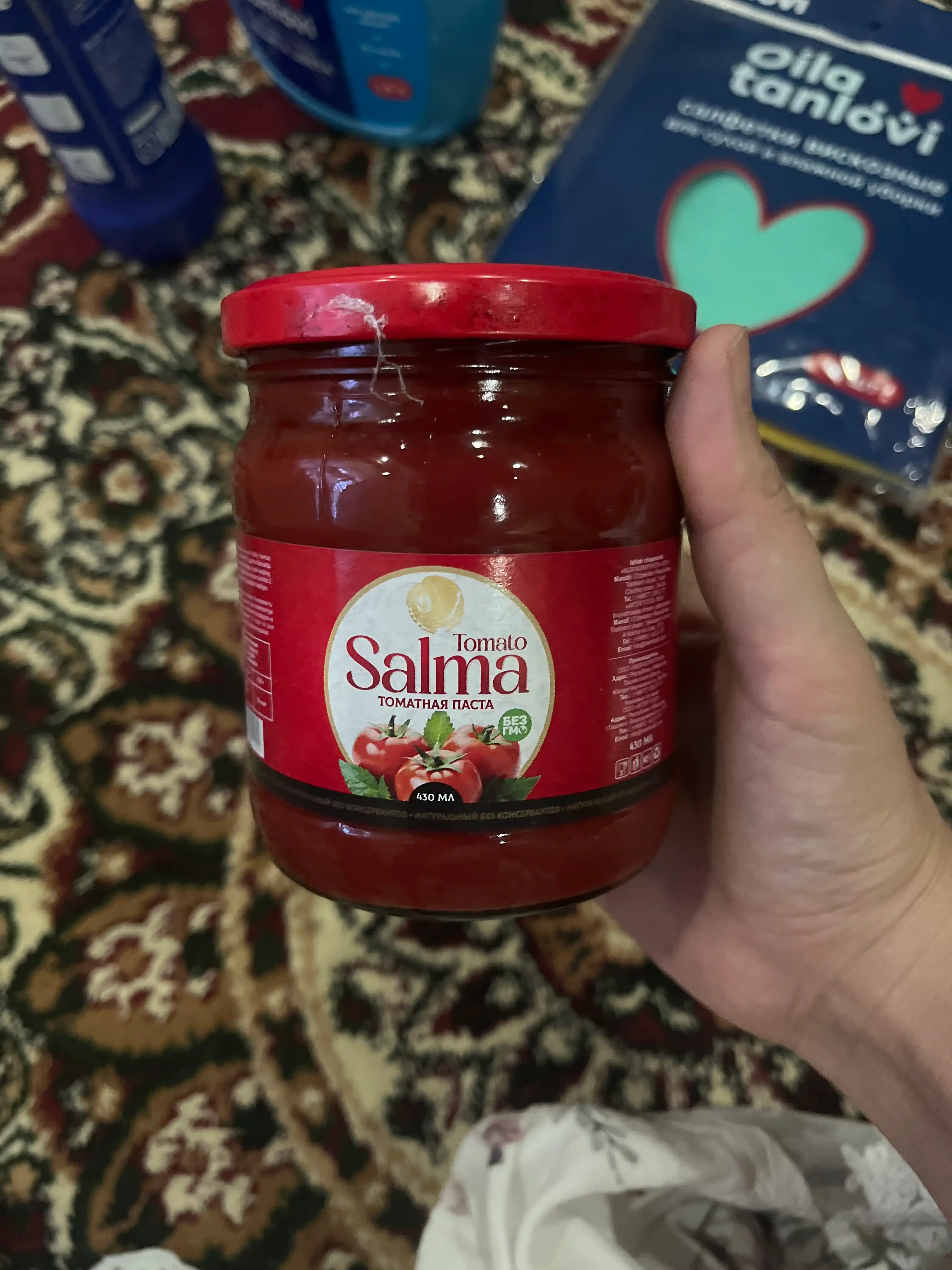 Томатная паста ''SALMA'', 430 мл