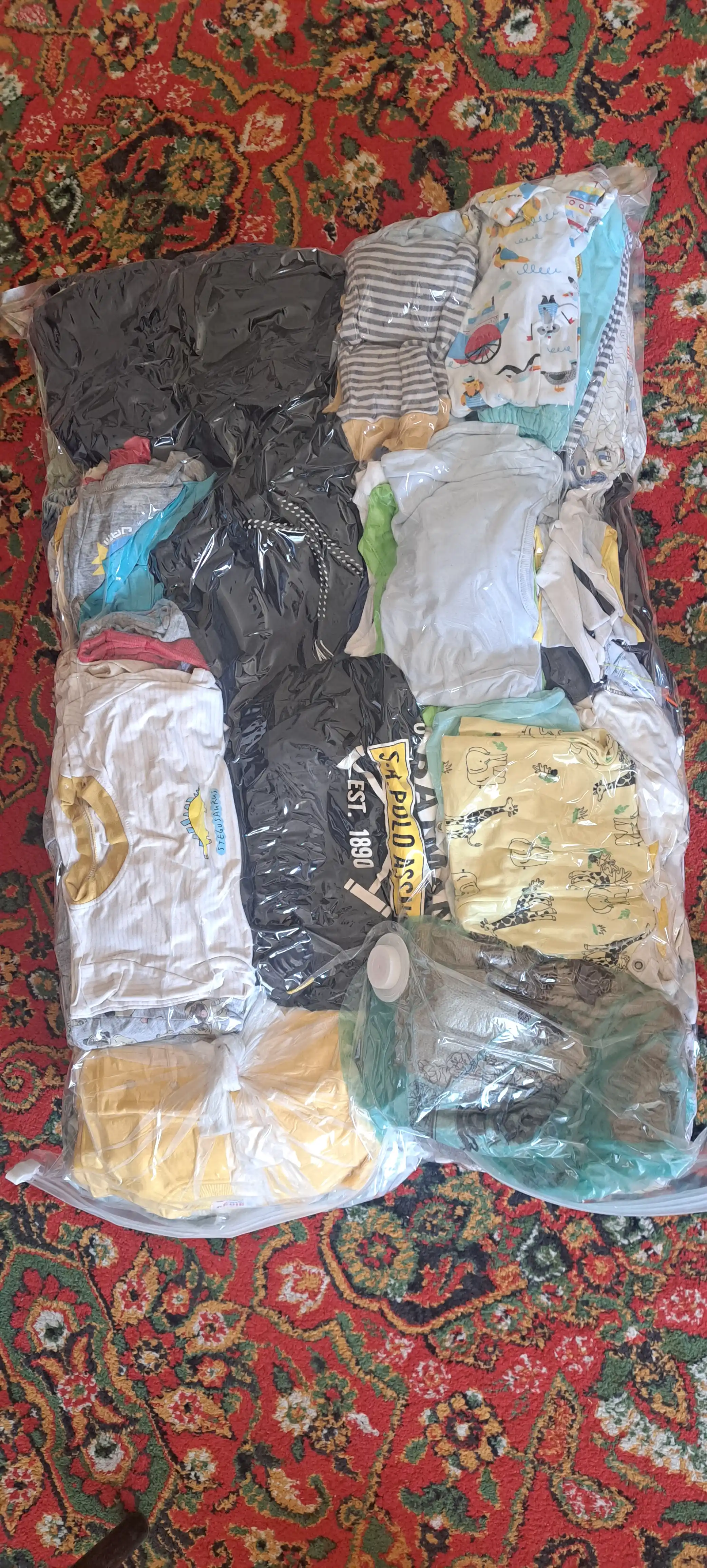 Vakuumli paket kiyim saqlash uchun, joy tejash 75%, kiyim, ko‘rpa-to‘shak, buyumlar uchun