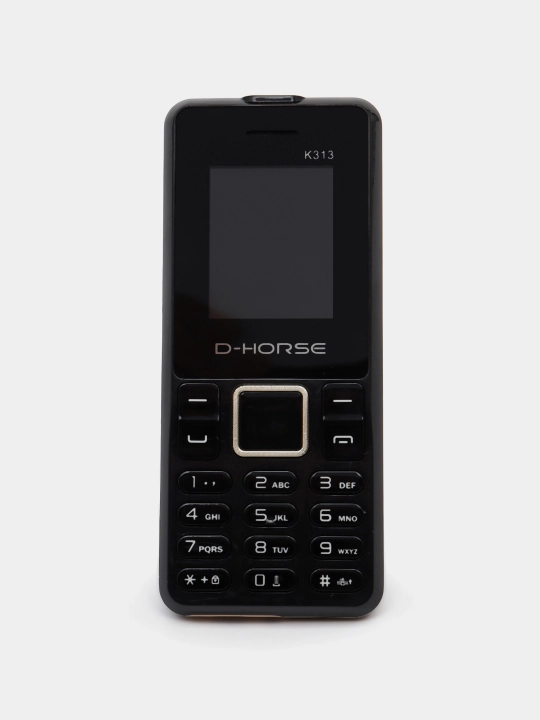 Knopkali telefon D-Horse K313, 2 sim karta, IMEI o'tgan, FM radio, 600 mAh, zaryadkasi bor