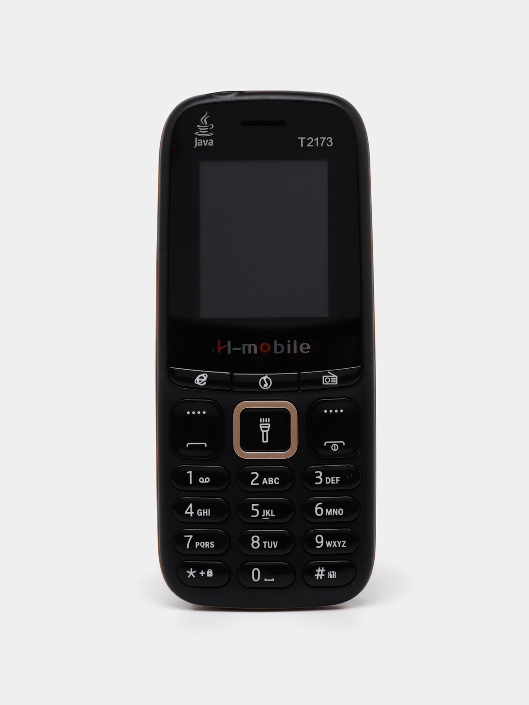 Telefon knopkali H-Mobile T2173, oddiy telefon, FM radio, uzoq muddat quvat
