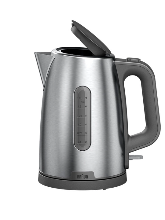 Чайник Braun WK1500GY, из нержавеющей стали, 1.7 л 2200 Вт