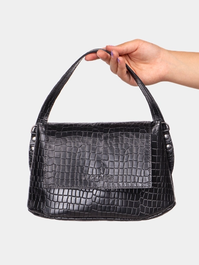 Сумка женская из натуральной кожи Black Gator Nesli — СУМКИ-TURKLDR-ЧЕРН