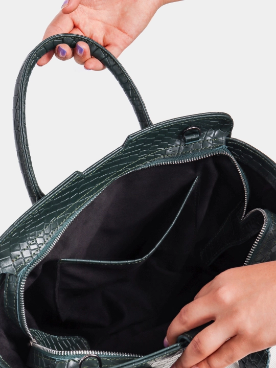Ayollar sumkasi tabiiy charmdan Black Gator