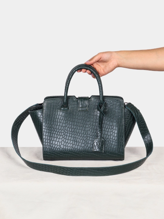 Ayollar sumkasi tabiiy charmdan Black Gator