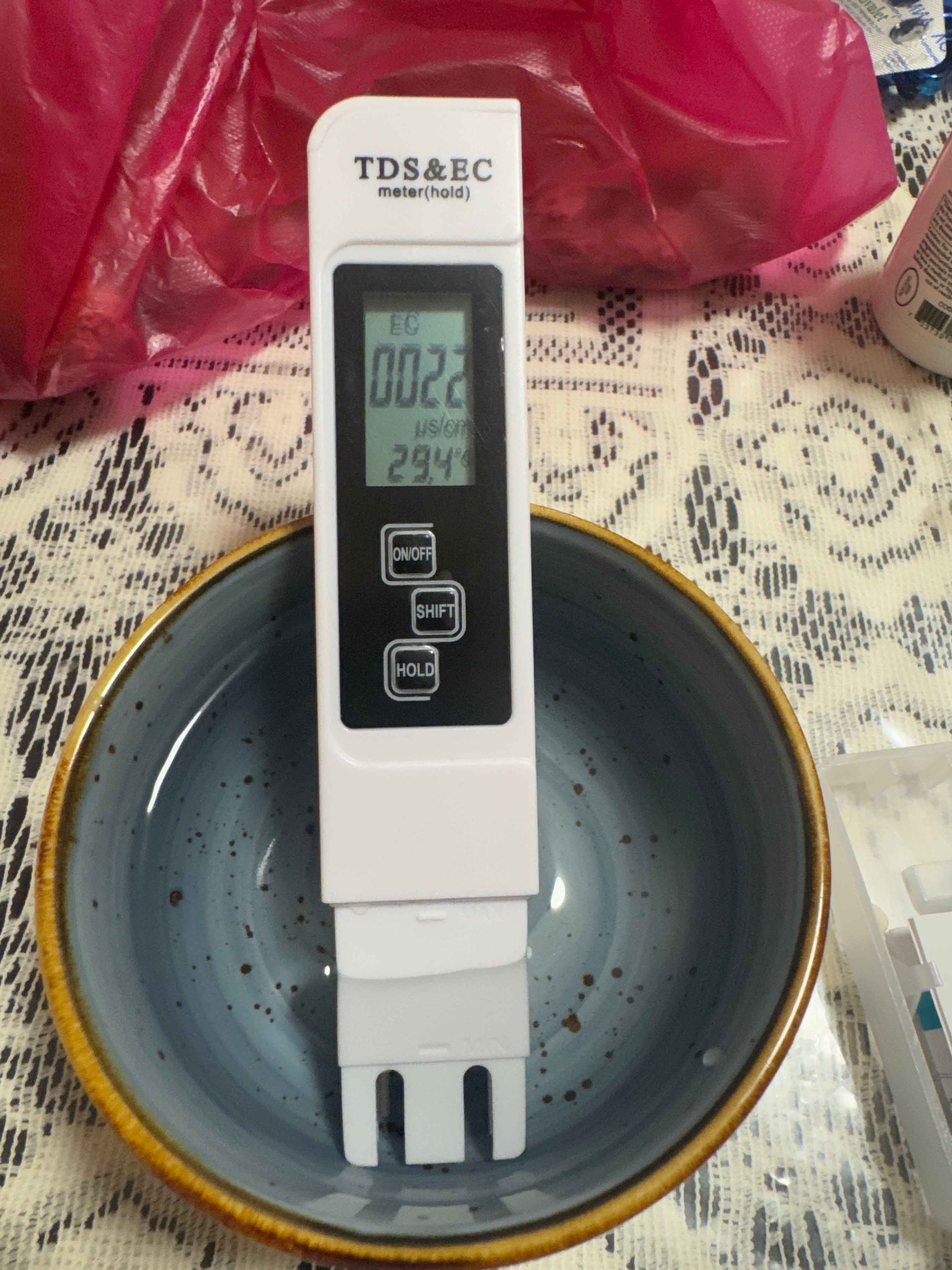 Тестер для воды, измеритель качества воды, TDS meter