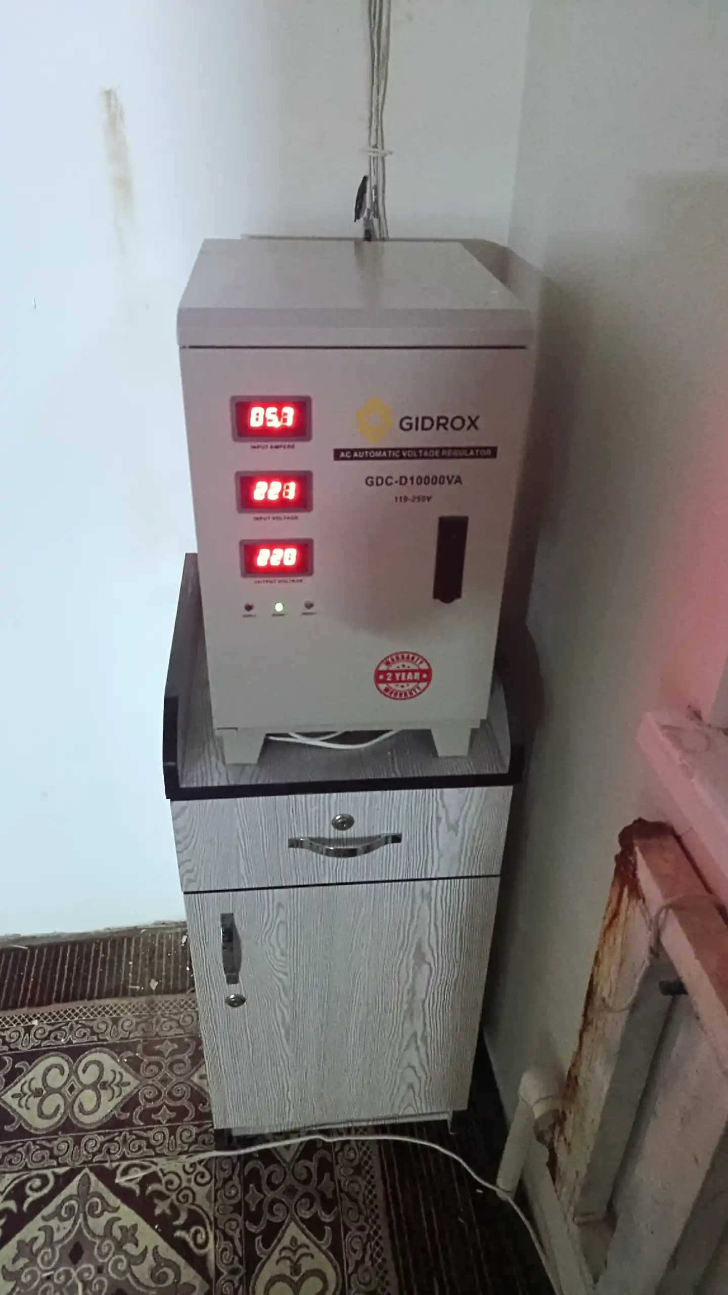 Kuchlanish stabilizatori GIDROX 5-KVA, 10-KVA, 15-KVA, 30-KVA, later