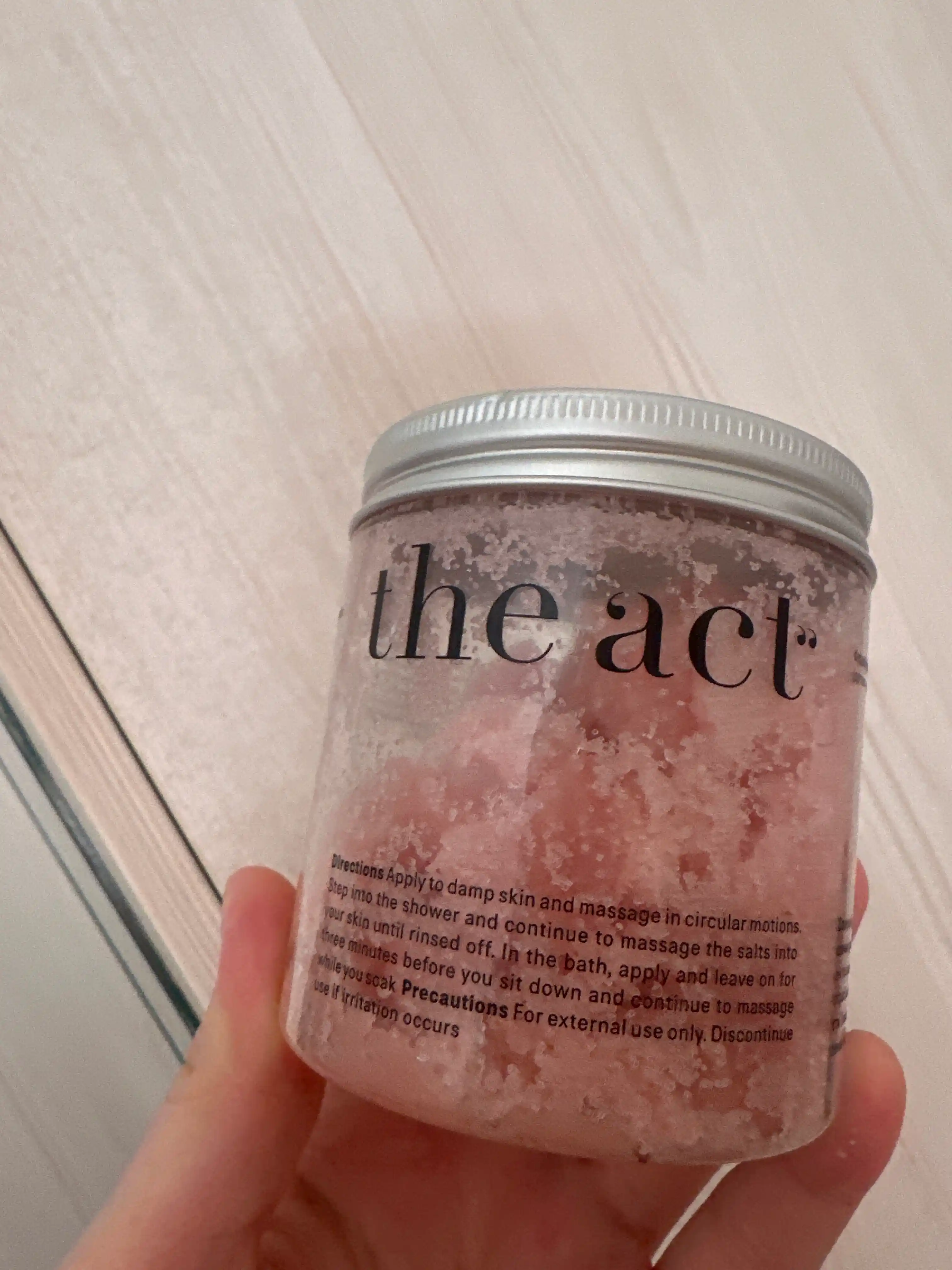 The Act Антицеллюлитный детокс-скраб для тела и ног, соль для ванн, маслом грейпфрута