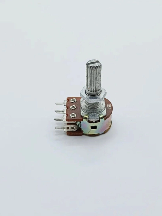 Потенциометр резистор 3 шт WH148-2 B5К, 5кОм, L20мм, стерео, 6 pin