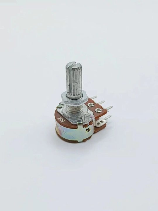Потенциометр резистор 3 шт WH148-2 B5К, 5кОм, L20мм, стерео, 6 pin