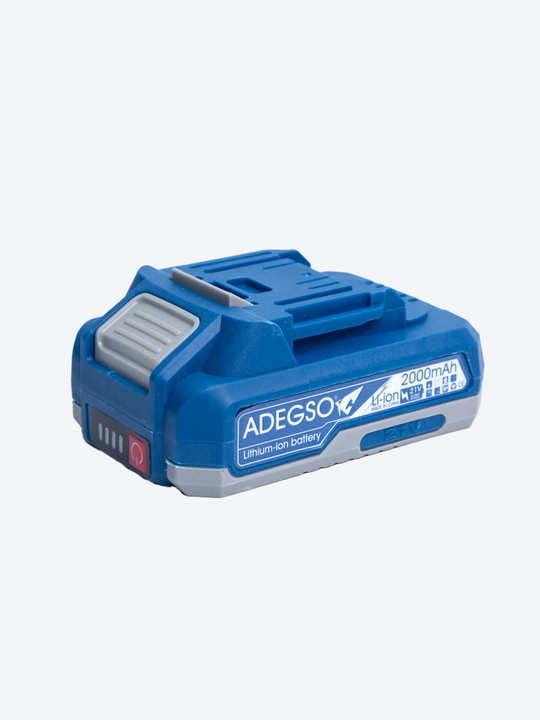 ADEGSO akkumulyatorli zanjirli arra – 21V, 2 dona 2000mAh batareya, to‘plamli, qutida