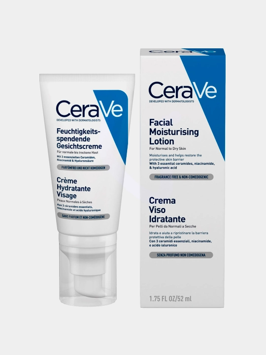 Увлажняющий лосьон для лица CeraVe, Facial Moisturizing SPF25, 52 мл