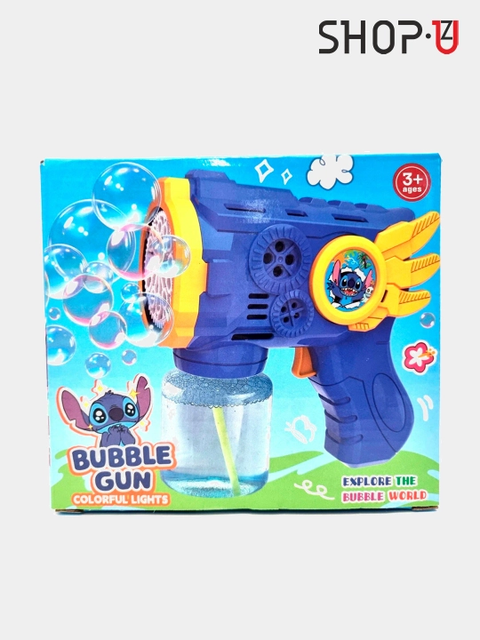 Sovun pufaklari generatori bolalar uchun batareyali sovun pufakchasi BUBBLE GUN