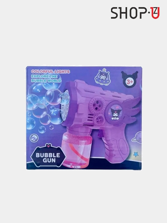 Sovun pufaklari generatori bolalar uchun batareyali sovun pufakchasi BUBBLE GUN