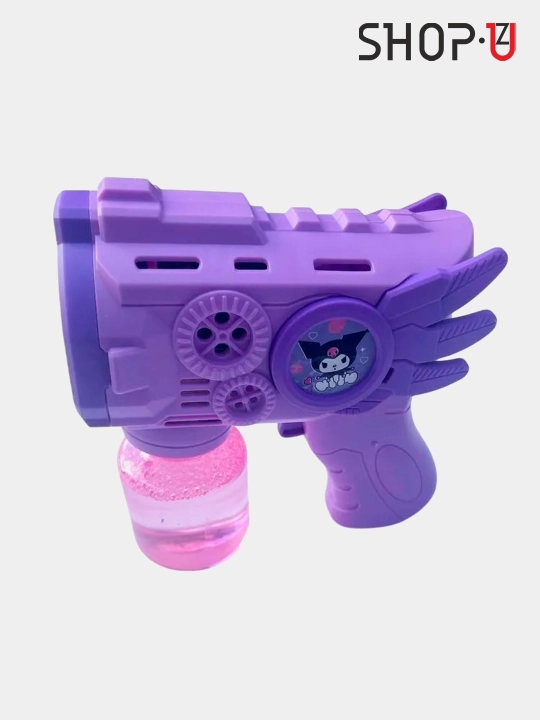 Sovun pufaklari generatori bolalar uchun batareyali sovun pufakchasi BUBBLE GUN