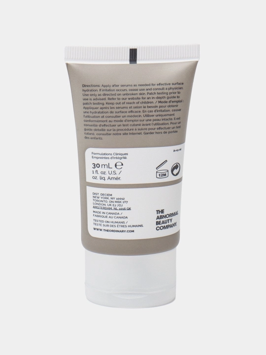 Yuz uchun namlantiruvchi krem, The Ordinary, Natural Moisturizing Factors + HA, 30 ml