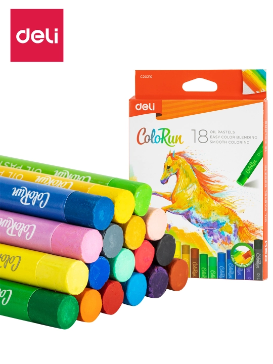 Мелки пастельные Deli 18цв EC20210 Deli, 20210-EC - 