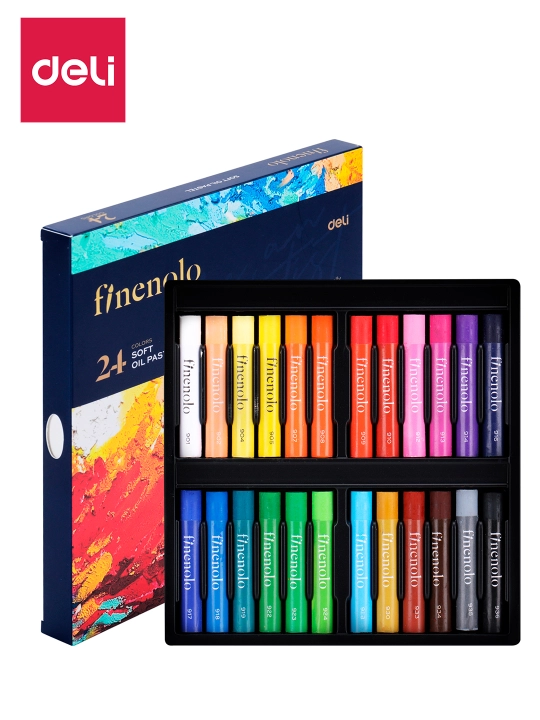 Мелки пастельные Deli 24цв C212-24 Deli, 212-24-C - 