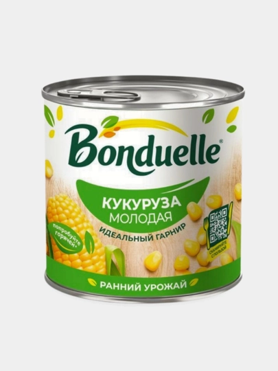 Кукуруза молодая Bonduelle, 340 г — БЕКАЛЕЯ-P022756