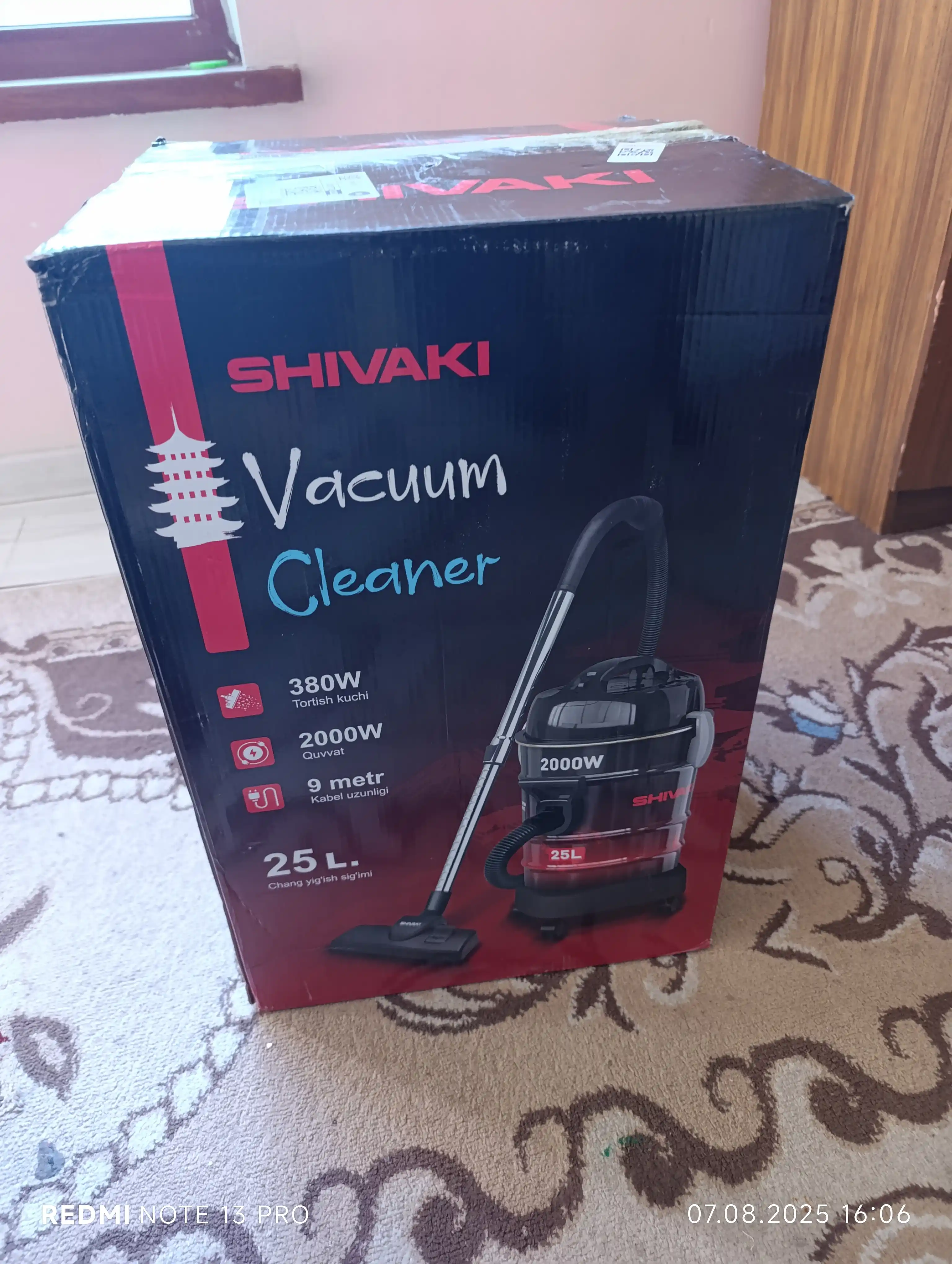 Барабанные пылесосы SHIV-VCD 2597 F - (25 Литр)