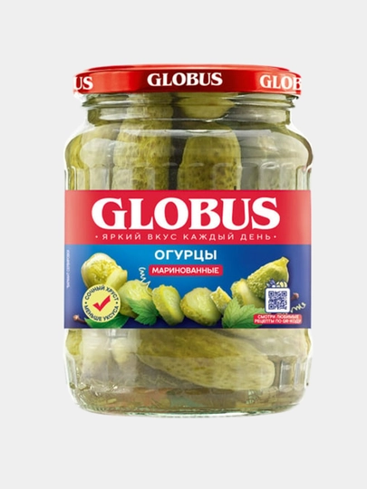 Globus Огурцы маринованые, 720 мл — FARGO-P02CE1C