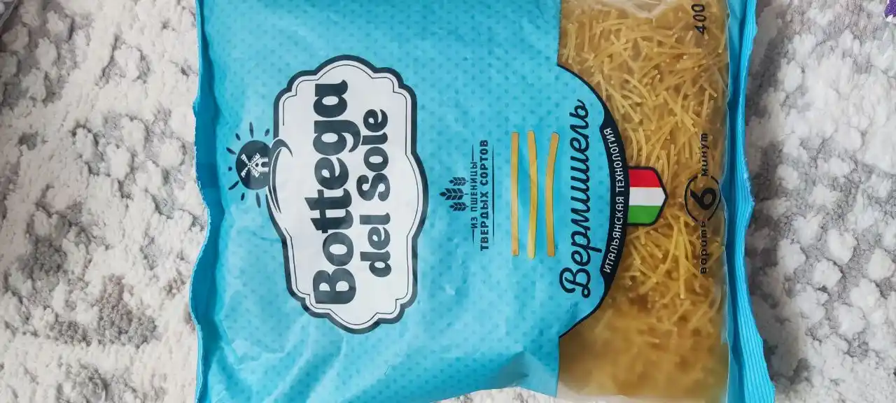 Makaron mahsuloti Bottega del Sole, vermishel, 400 g