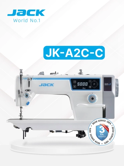Швейная машина Jack A2C, промышленная прямострочная, автообрезка нити, сервомотор, до 5000 - 