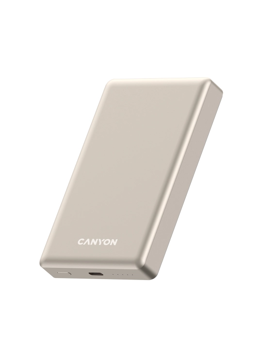 Simsiz magsafe power bank CANYON OnPower Slim, iphone uchun, 5000 mA, 10000 mA